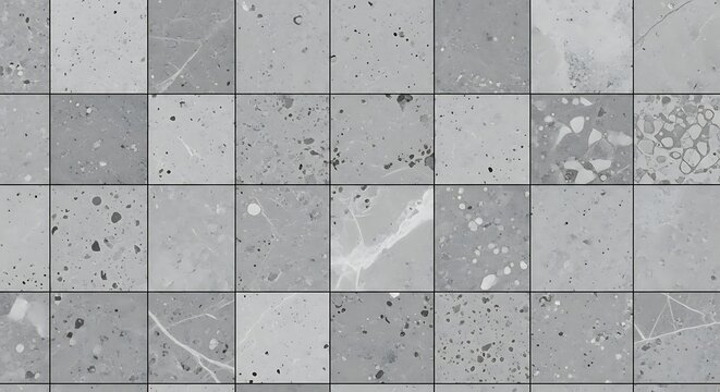 Seamless old gray metal wall surface with a rough stone texture background