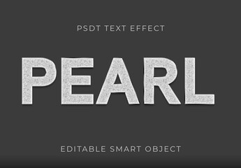 White Heavy Luxury Font Rogh Surface Text Effect