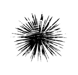 Fototapeta premium Vector Dynamic burst of jagged lines creates an explosion .
