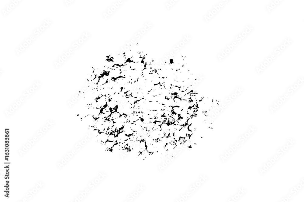 Poster vector abstract splatter features chaotic fragmented shapes.
