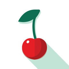 Vibrant Cherry Illustration A Sweet and Juicy Delight