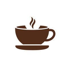 Warm Cup of Coffee A Simple Icon Illustration