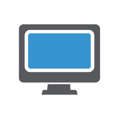 Modern Computer Display A Visual Technology Icon