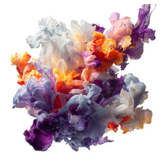 Fototapeta premium Abstract explosion of swirling vibrant colors