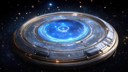 Cosmic Gate: Futuristic Sci-Fi Portal