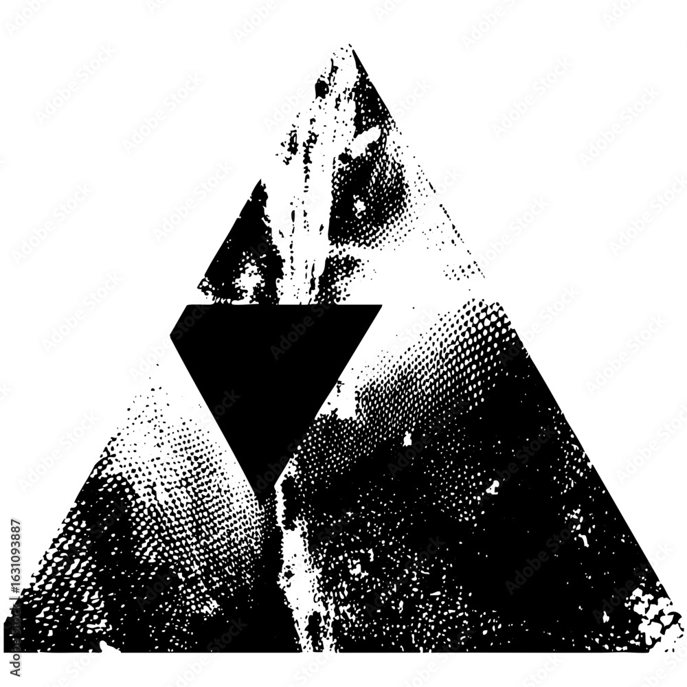 Poster vector abstract geometric triangles create a dynamic upward pointing .