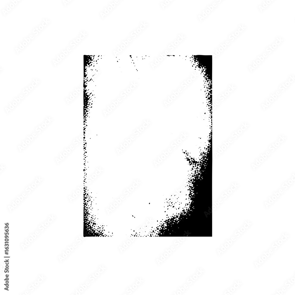Aufkleber vector abstract geometric frame with dotted texture