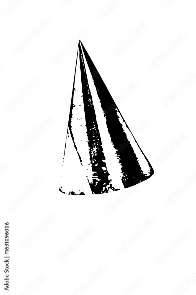 Poster vector abstract black and white triangular .