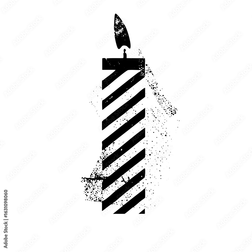Poster vector dynamic launch with fragmented stripes.