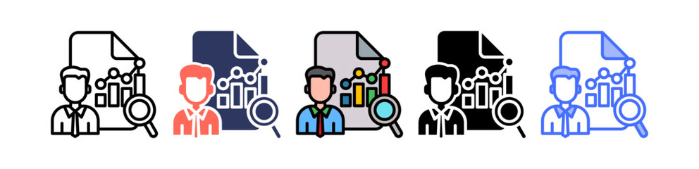 Talent Analytics multiple icon
