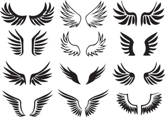 Angelic Wings Silhouette Collection