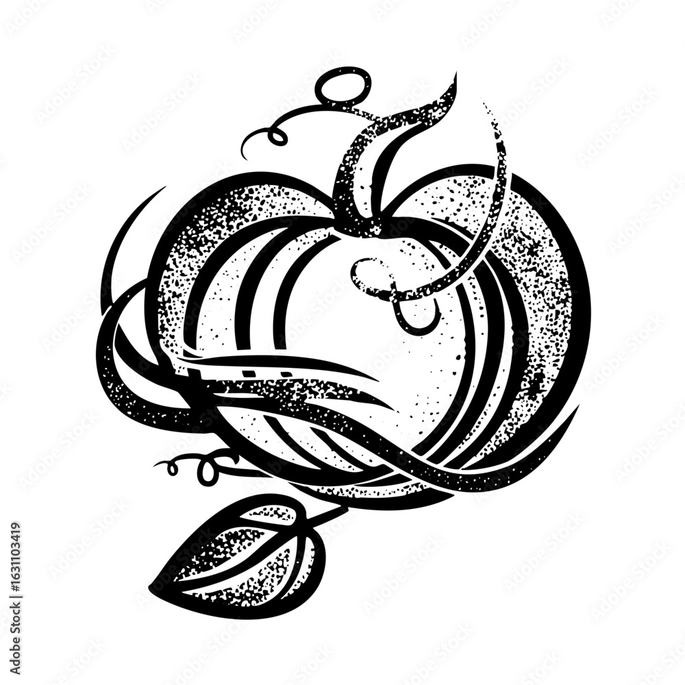 Poster vector abstract with swirling lines and textured fill.