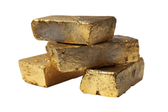 Gold bars close up. Wealth, luxury, finance concept.