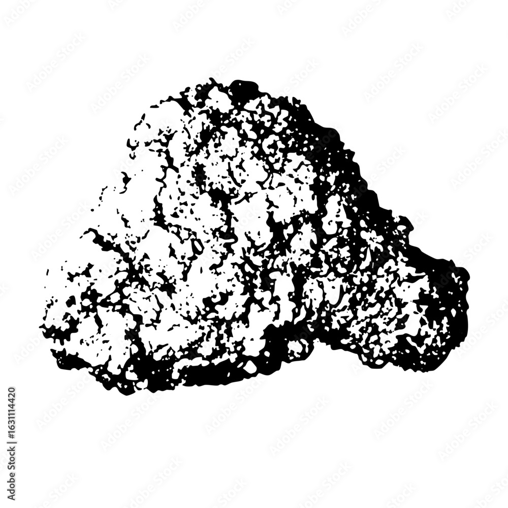 Poster vector abstract rocky texture with irregular shapes.
