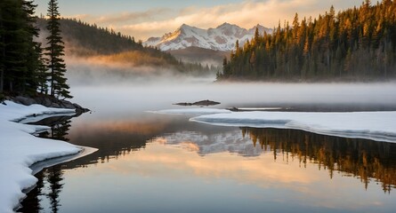 Fototapeta premium Delicate Blossoms with Dew