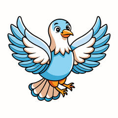 dove logo icon on white background