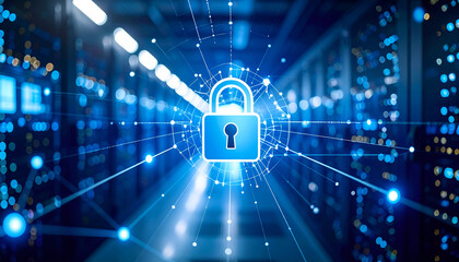 Data Center Security Network Lock.