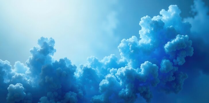 Grungy, bright blue white smoke, abstract shine, empty space template, pattern, light, texture