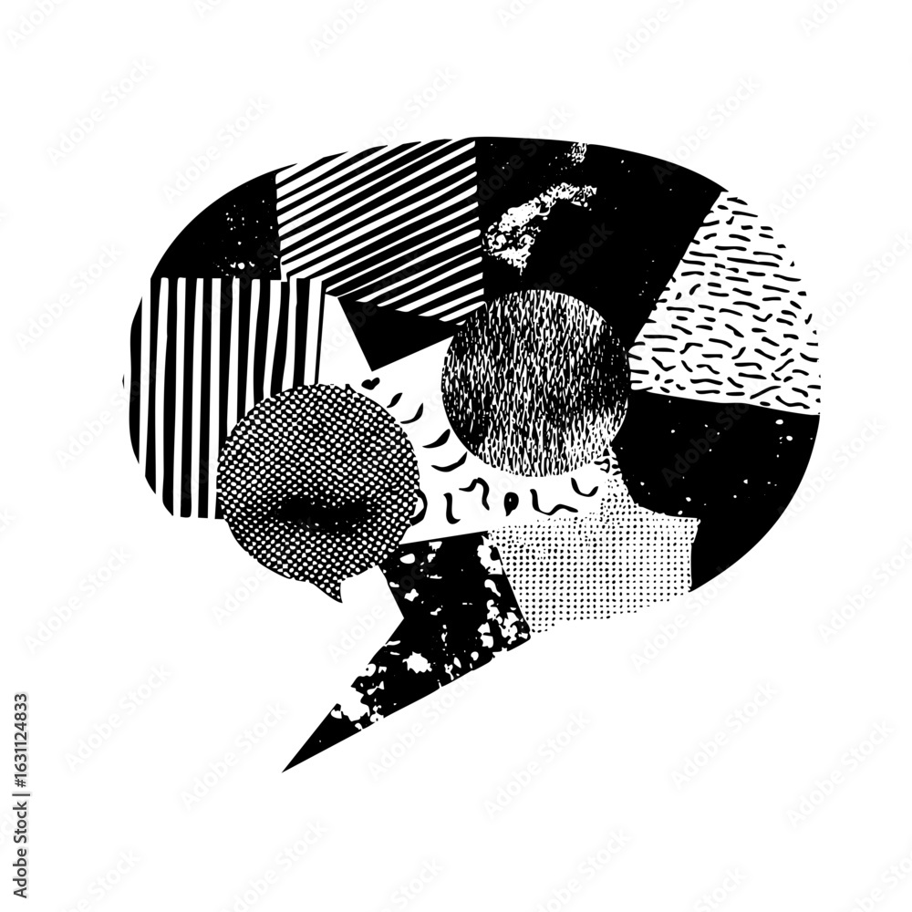 Poster vector abstract geometric shapes create a dynamic textured composition.