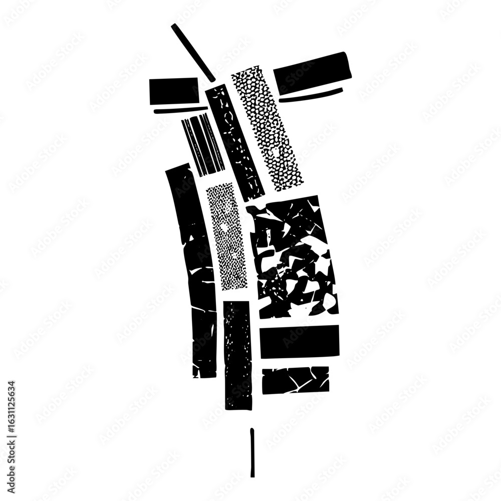 Poster vector abstract geometric shapes create a fragmented modern .
