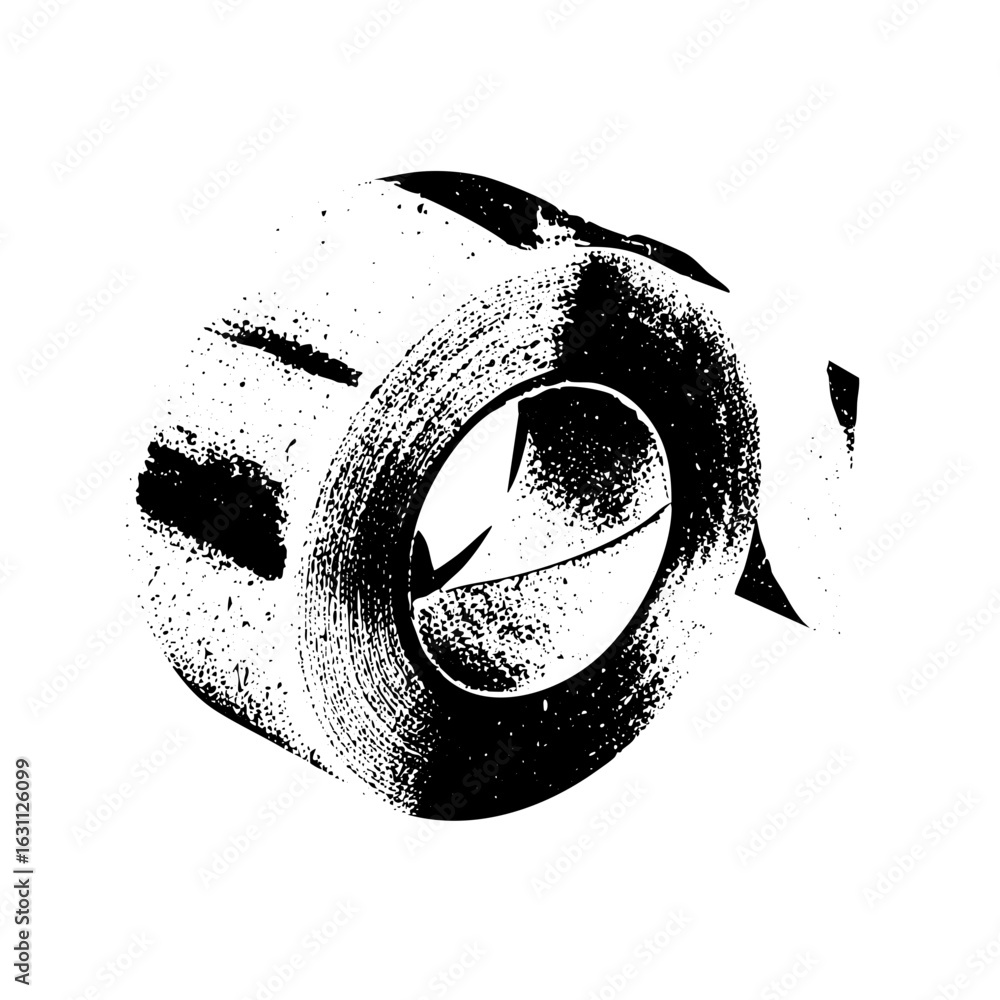 Poster vector abstract tire with dynamic lines