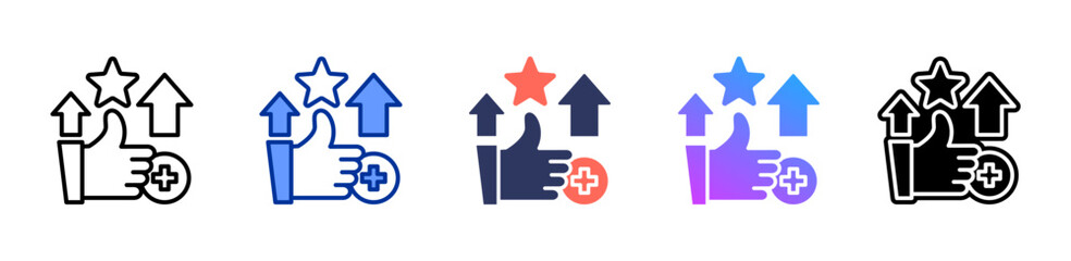 Advantage icon sheet multiple style collection