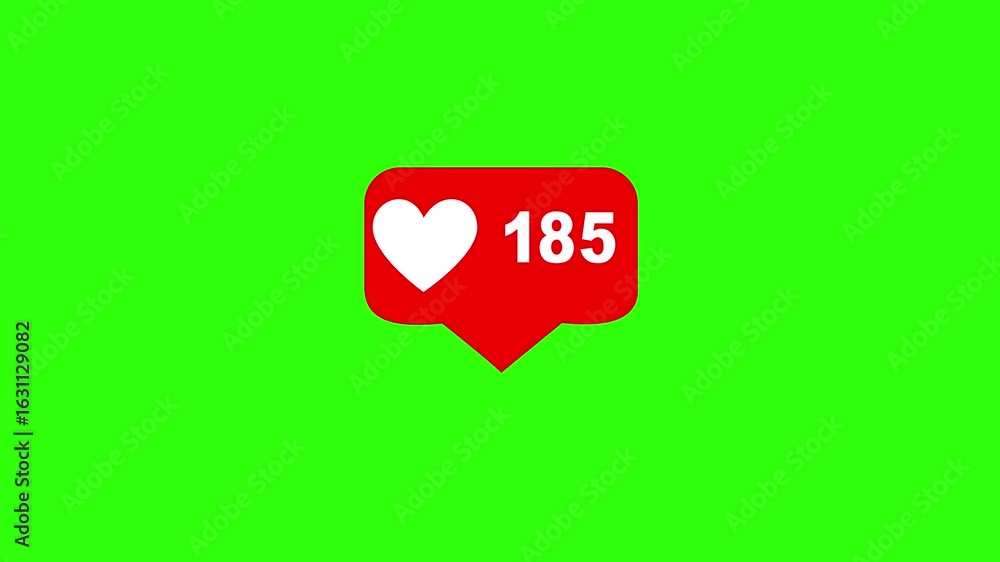 Aufkleber social media like heart increase quickly likes over time via clicking followers sharing publicly. an