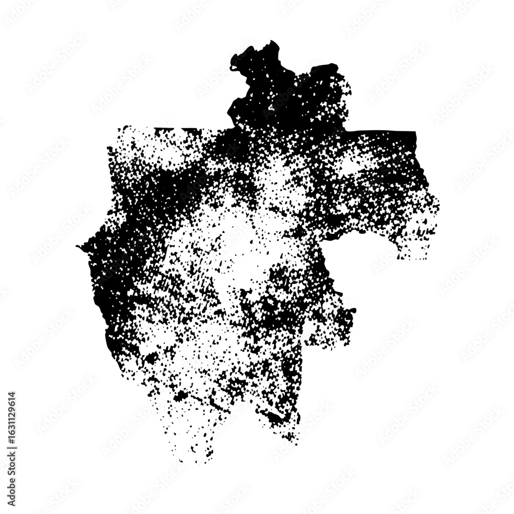 Poster vector abstract heart shape with distressed texture.