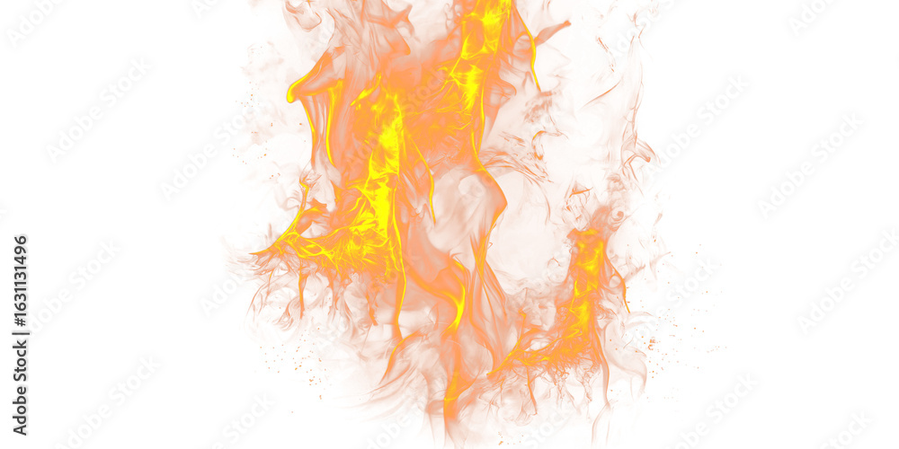 Poster a vibrant display of intense flames flickering against a stark black backdrop creating a mesmerizing
