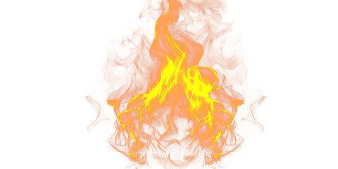 A vibrant display of bright orange and yellow flames against a stark black background creating heat