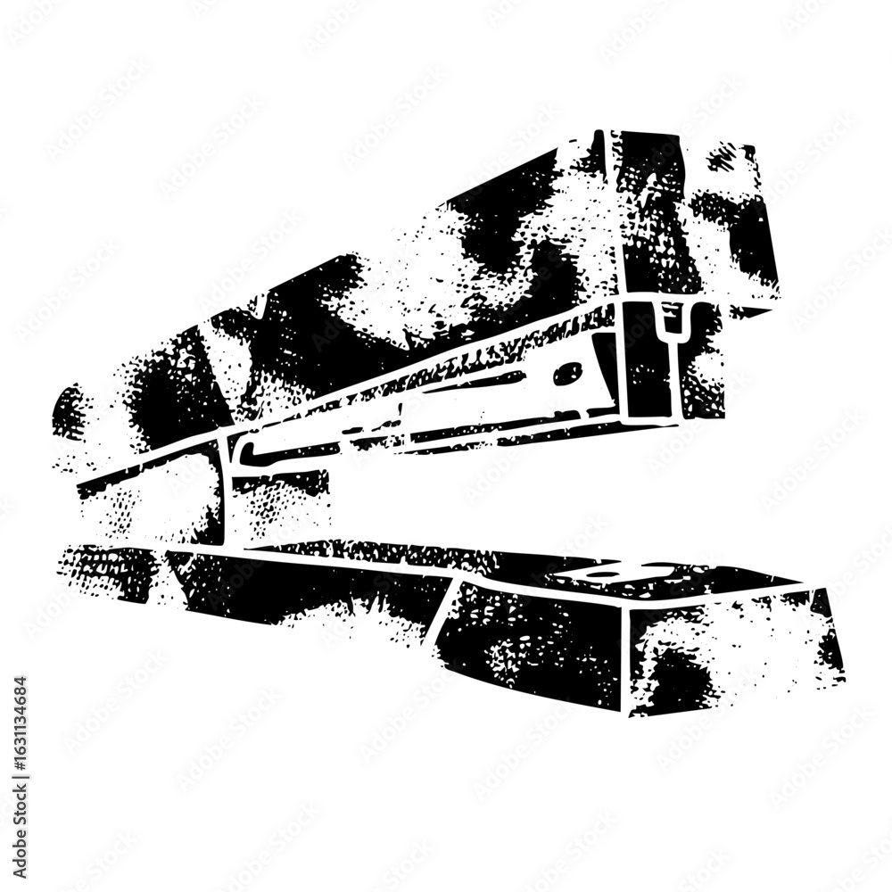 Poster vector abstract vector of a toolbox with open lid.