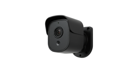Security camera for surveillance and home protection isolated PNG with Transparent Background