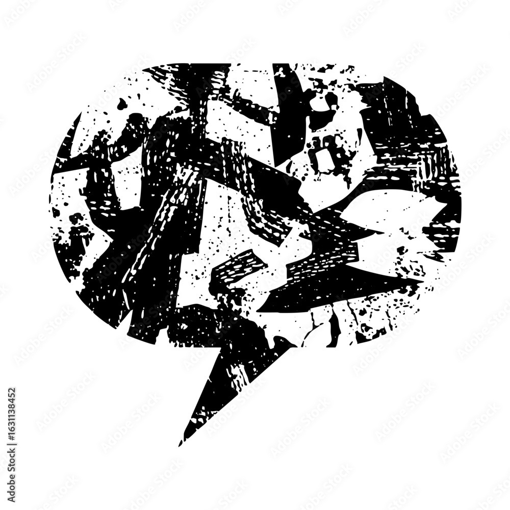 Poster vector abstract explosion with jagged shapes and dynamic lines.