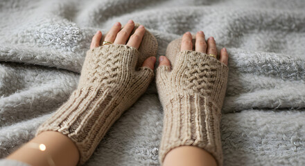 Cozy Fingerless Gloves for Warm Hands
