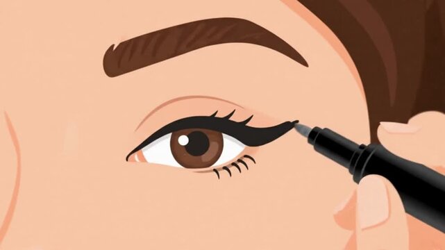 Applying Makeup on Womans Face with Sponge Beauty Routine
