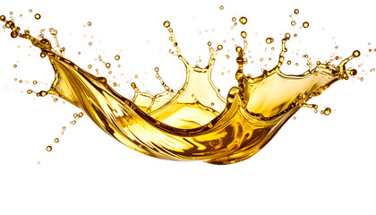 Golden Liquid Splash.