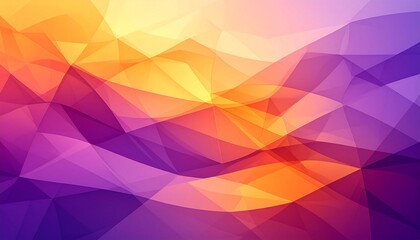 Obraz premium Twilight Polygon Flow