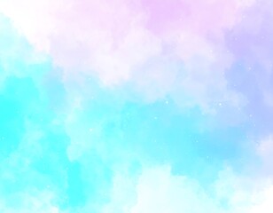Obraz premium Pastel-colored cloudscape with a dreamy, ethereal feel