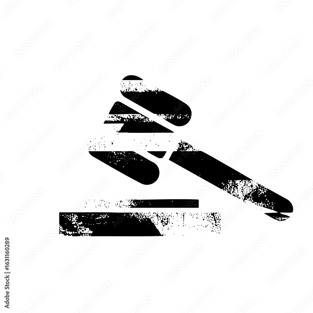Aufkleber vector abstract black element with dynamic lines and shapes.