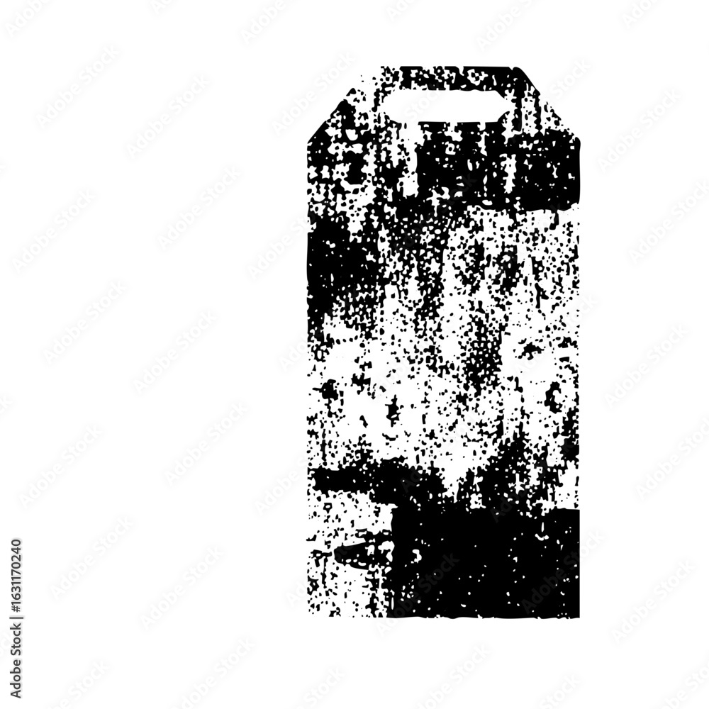 Poster vector abstract tag with distressed texture