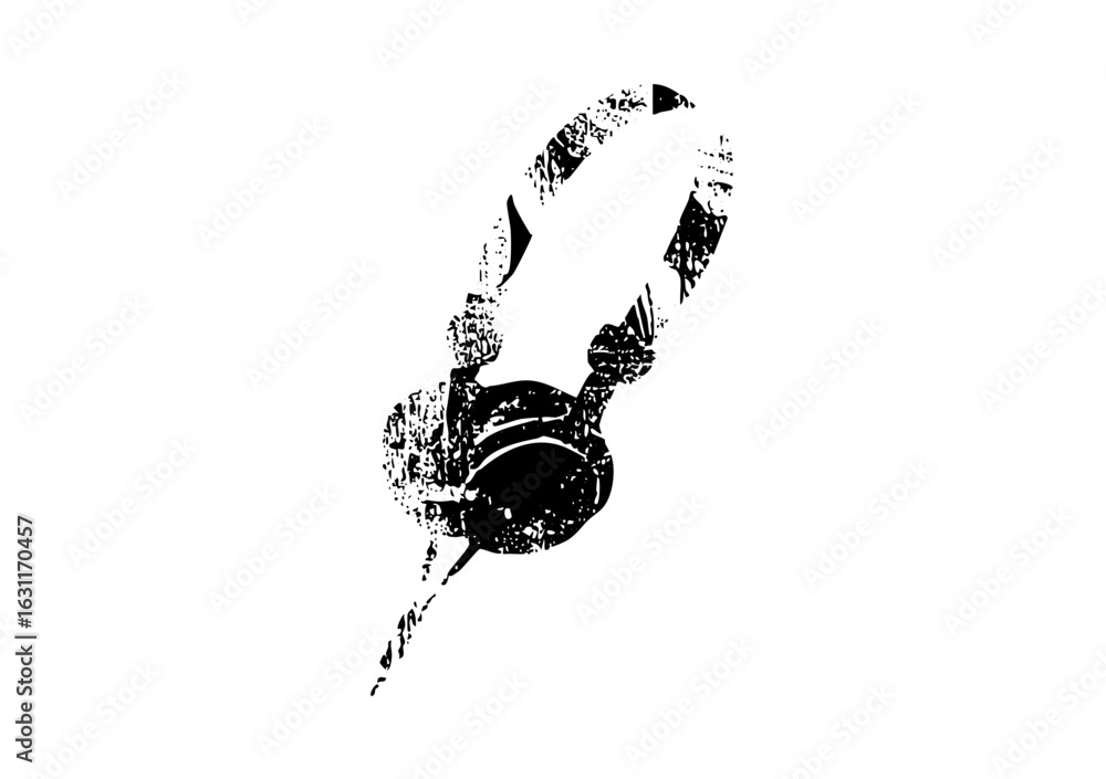 Poster vector dynamic figure performs a stylized backbend .