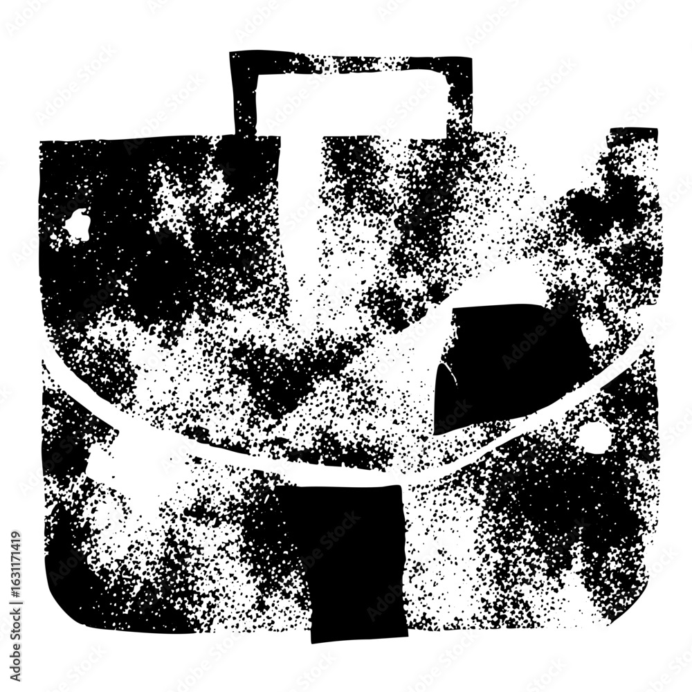 Aufkleber vector abstract kettle with handle and spout.