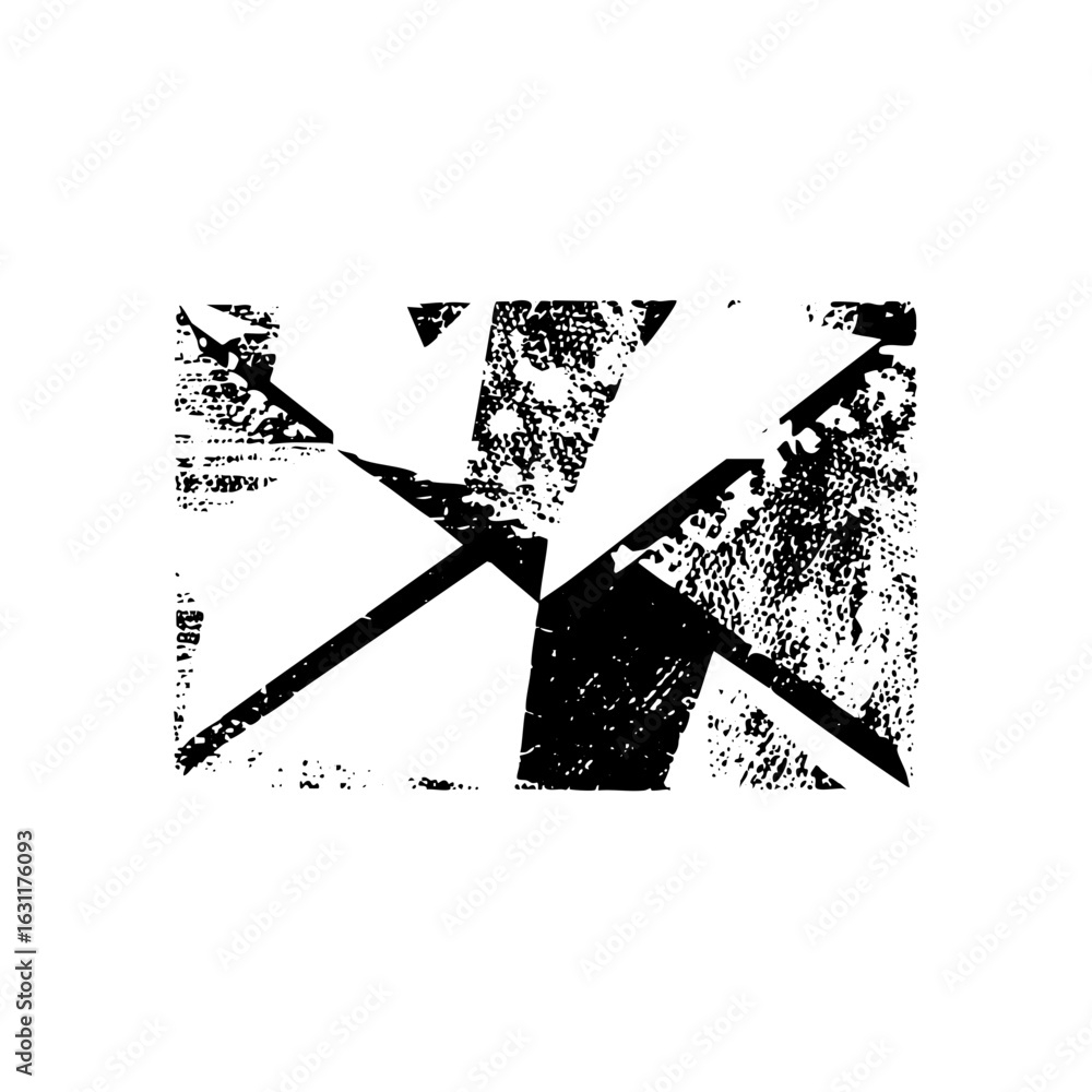 Poster Vector Abstract crossed lines create a dynamic element.