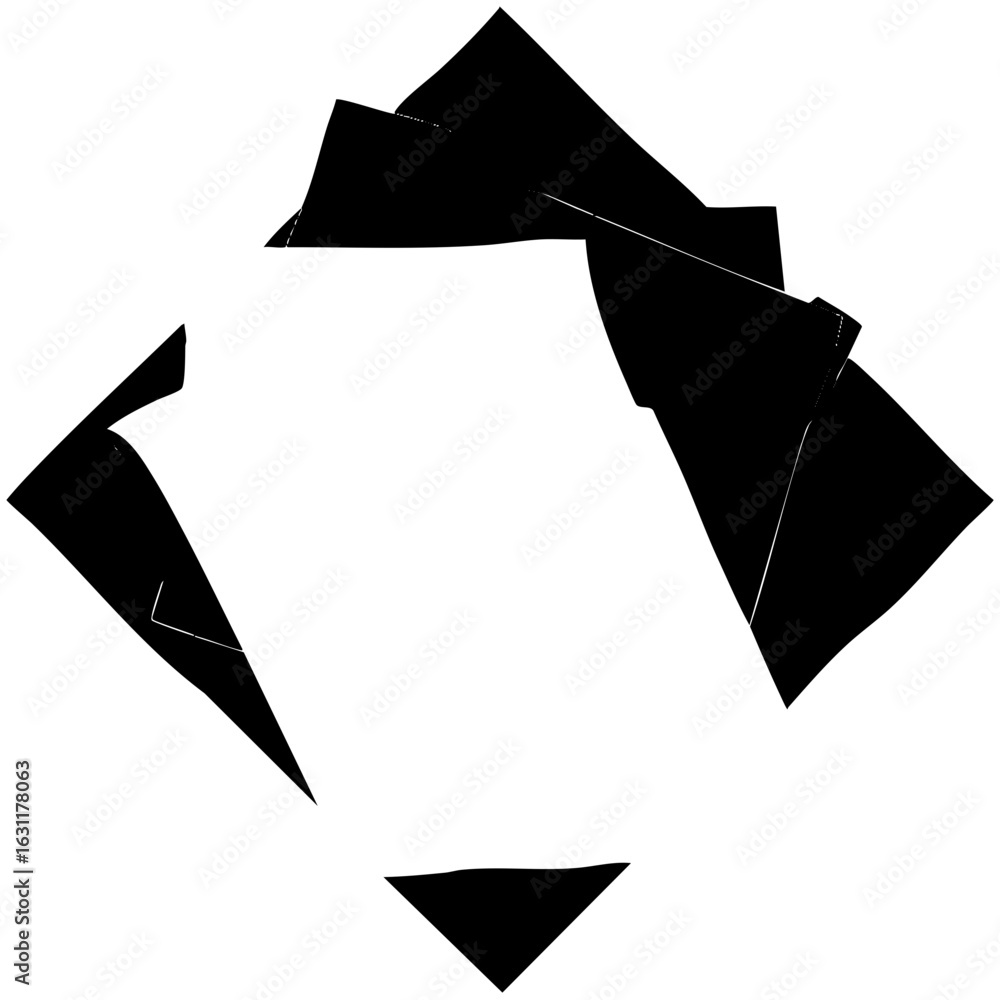 Poster vector abstract black geometric shapes create a dynamic fragmented .