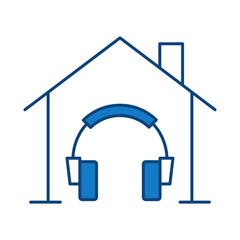 Smart Home Line Editable Stroke Icon. Secure, Technology, IoT, Voice Assistant, Controller UI Icon in a Flat Design. Outline Icons Vector Illustration.
