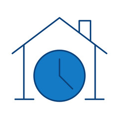 Smart Home Line Editable Stroke Icon. Secure, Technology, IoT, Voice Assistant, Controller UI Icon in a Flat Design. Outline Icons Vector Illustration.