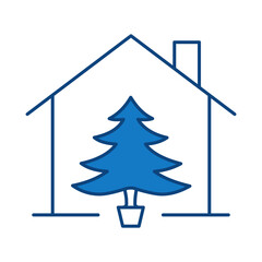 Smart Home Line Editable Stroke Icon. Secure, Technology, IoT, Voice Assistant, Controller UI Icon in a Flat Design. Outline Icons Vector Illustration.