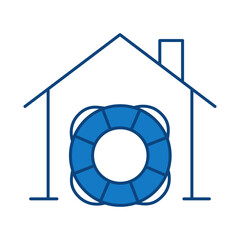 Smart Home Line Editable Stroke Icon. Secure, Technology, IoT, Voice Assistant, Controller UI Icon in a Flat Design. Outline Icons Vector Illustration.