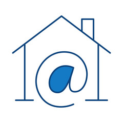 Smart Home Line Editable Stroke Icon. Secure, Technology, IoT, Voice Assistant, Controller UI Icon in a Flat Design. Outline Icons Vector Illustration.