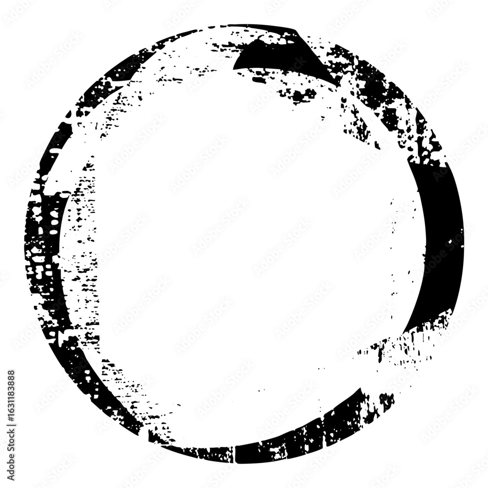 Poster vector distressed circular with an arrow element.